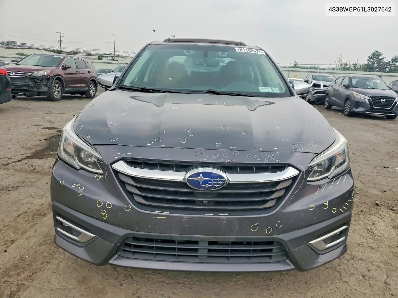 2020 Subaru Legacy Touring Xt VIN: 4S3BWGP61L3027642 Lot: 61160676