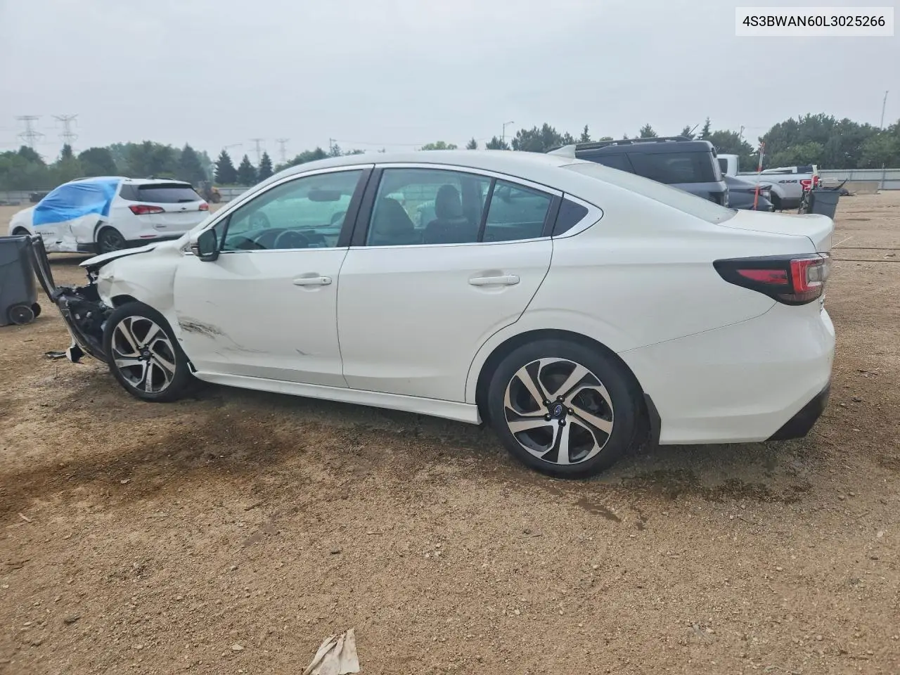 2020 Subaru Legacy Limited VIN: 4S3BWAN60L3025266 Lot: 61344866