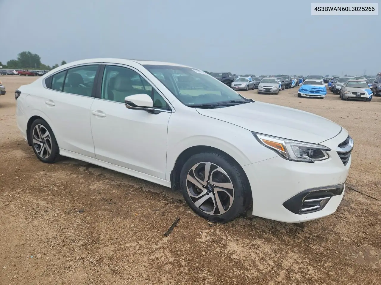 2020 Subaru Legacy Limited VIN: 4S3BWAN60L3025266 Lot: 61344866