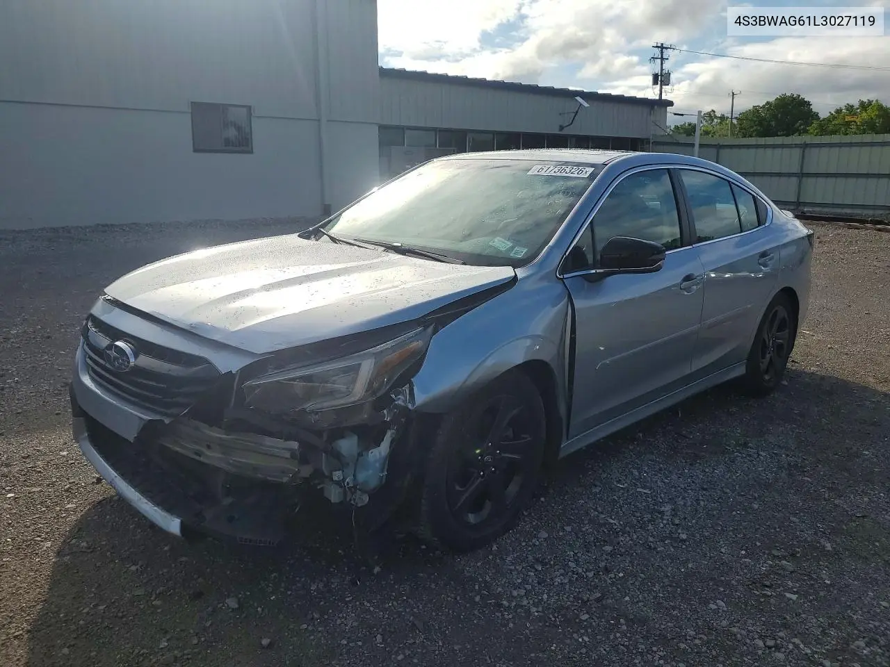2020 Subaru Legacy Sport VIN: 4S3BWAG61L3027119 Lot: 61736326