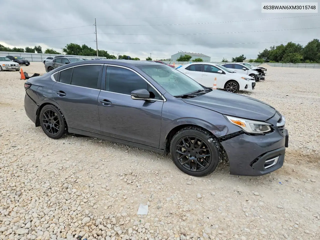2021 Subaru Legacy Limited VIN: 4S3BWAN6XM3015748 Lot: 56730136