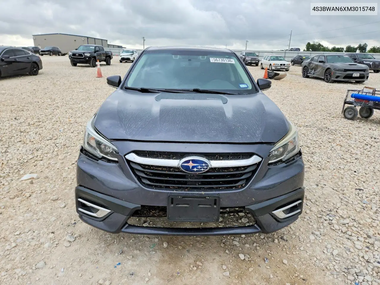 2021 Subaru Legacy Limited VIN: 4S3BWAN6XM3015748 Lot: 56730136
