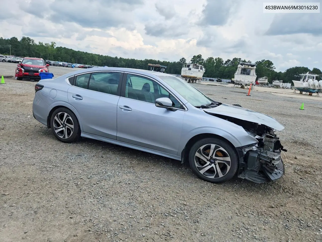 2021 Subaru Legacy Limited VIN: 4S3BWAN69M3016230 Lot: 60821346