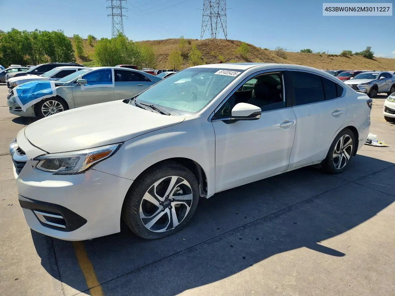 2021 Subaru Legacy Limited Xt VIN: 4S3BWGN62M3011227 Lot: 61405426