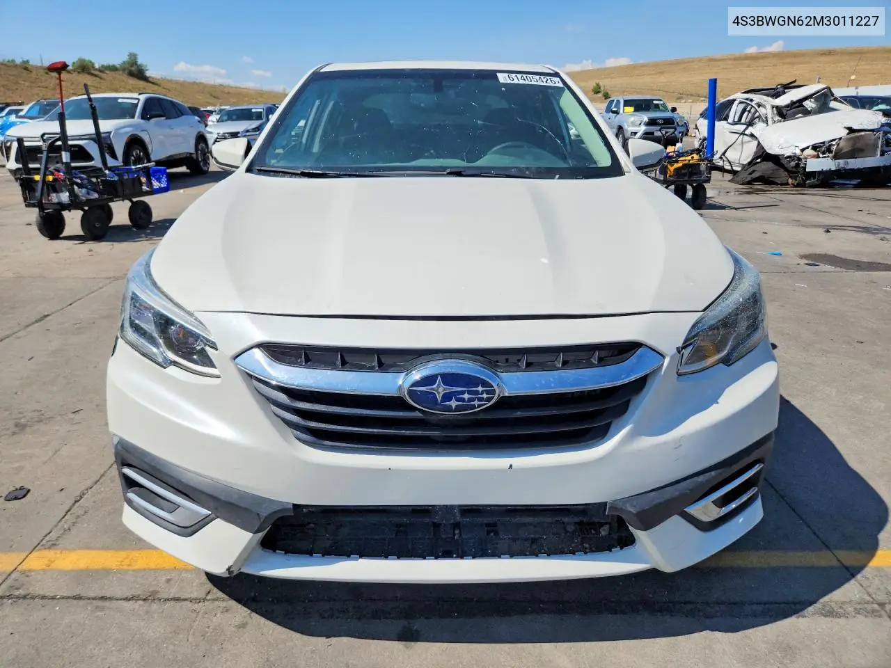 2021 Subaru Legacy Limited Xt VIN: 4S3BWGN62M3011227 Lot: 61405426