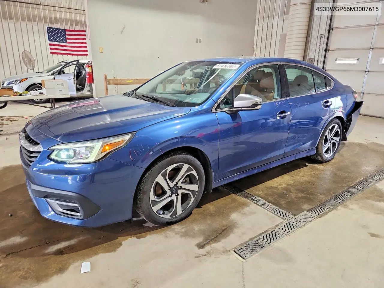 2021 Subaru Legacy Touring Xt VIN: 4S3BWGP66M3007615 Lot: 61410806