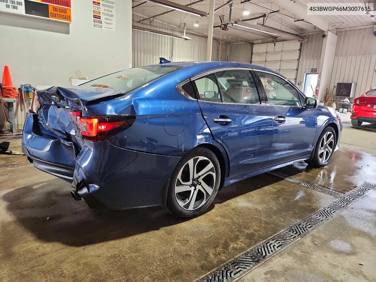 2021 Subaru Legacy Touring Xt VIN: 4S3BWGP66M3007615 Lot: 61410806