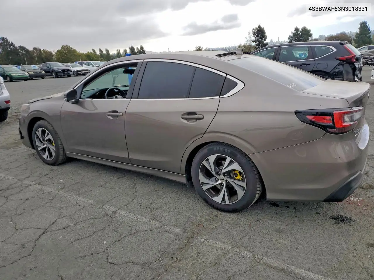 2022 Subaru Legacy Premium VIN: 4S3BWAF63N3018331 Lot: 58932806