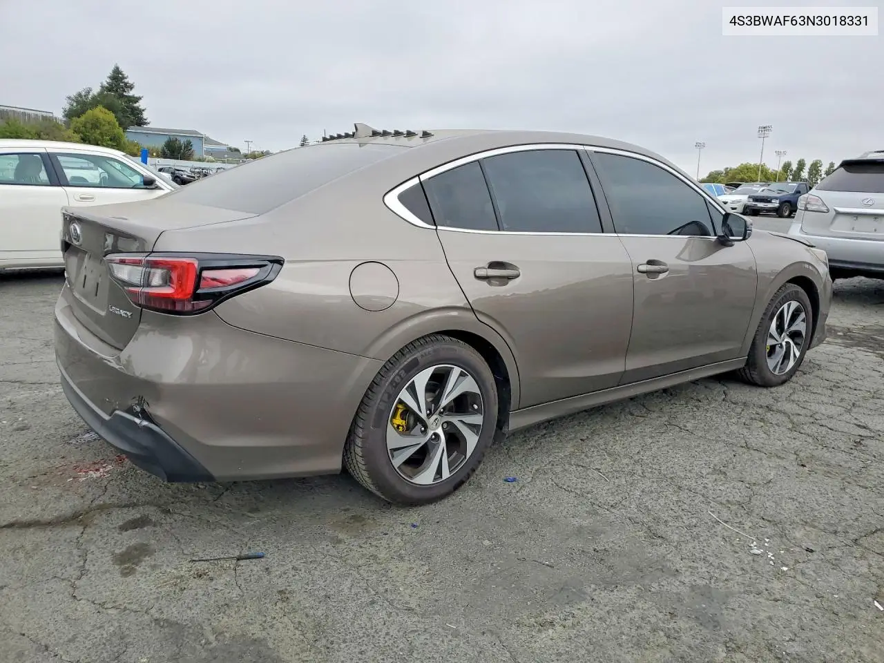 2022 Subaru Legacy Premium VIN: 4S3BWAF63N3018331 Lot: 58932806