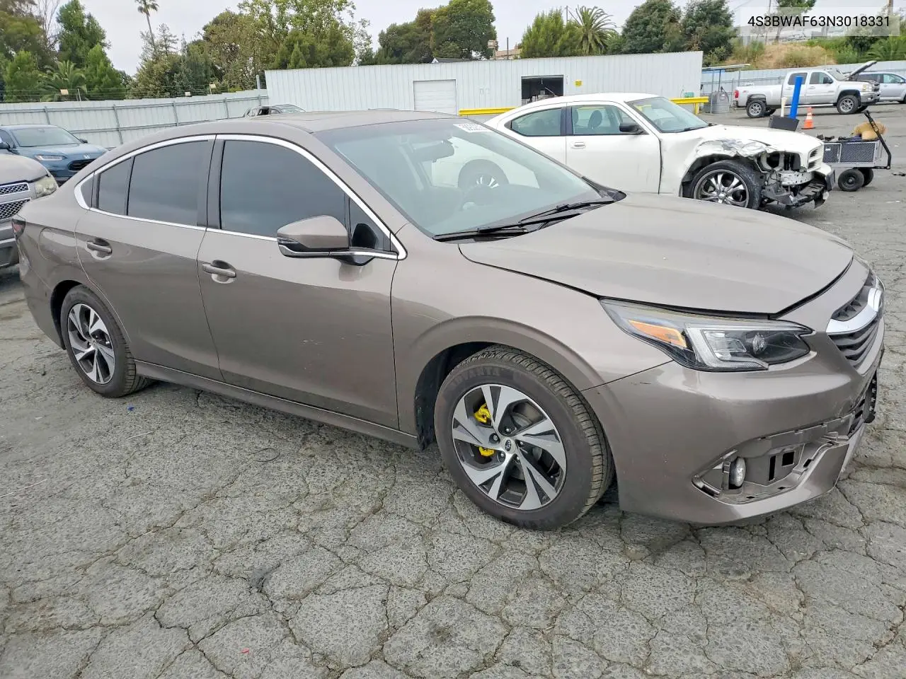 2022 Subaru Legacy Premium VIN: 4S3BWAF63N3018331 Lot: 58932806