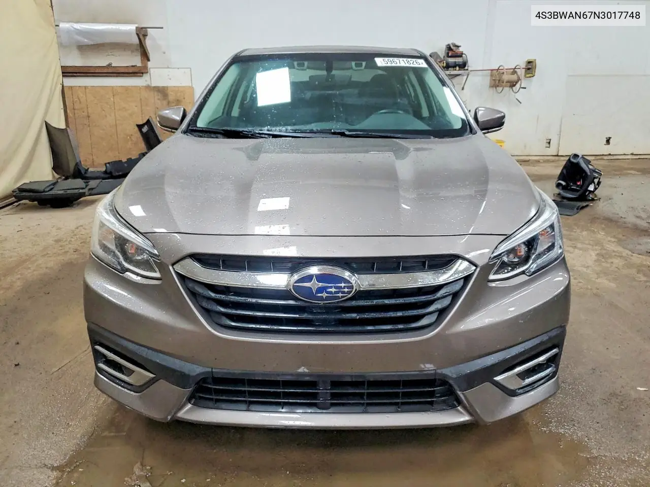 2022 Subaru Legacy Limited VIN: 4S3BWAN67N3017748 Lot: 59671826