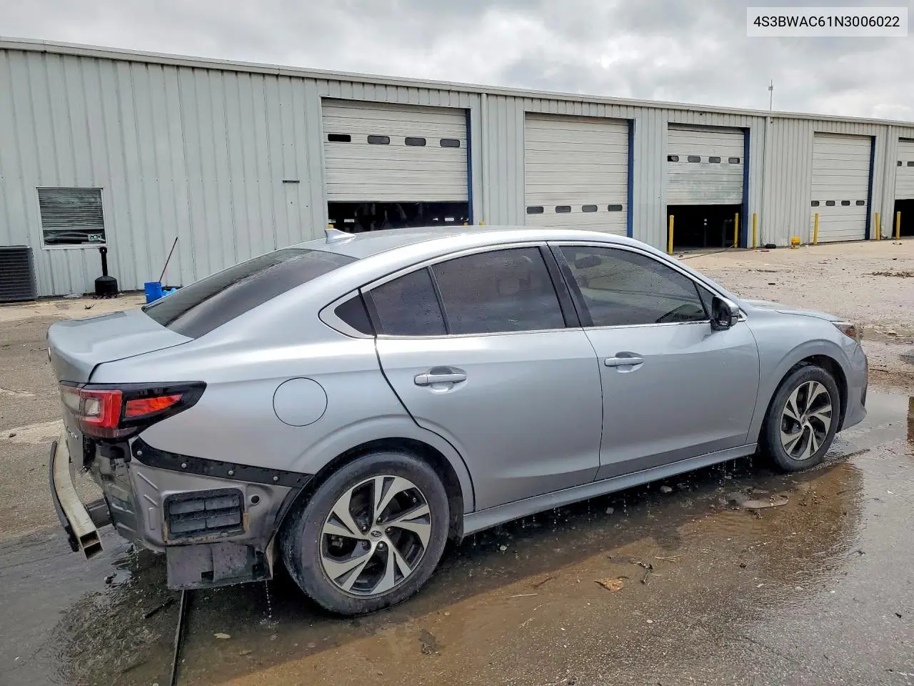 2022 Subaru Legacy Premium VIN: 4S3BWAC61N3006022 Lot: 60939046