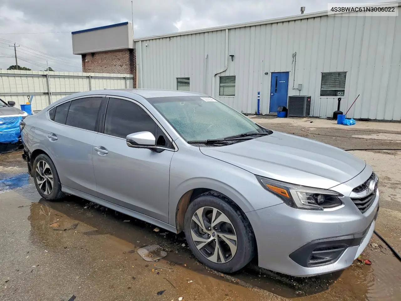2022 Subaru Legacy Premium VIN: 4S3BWAC61N3006022 Lot: 60939046