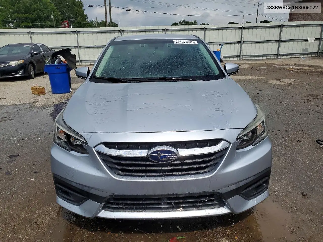 2022 Subaru Legacy Premium VIN: 4S3BWAC61N3006022 Lot: 60939046