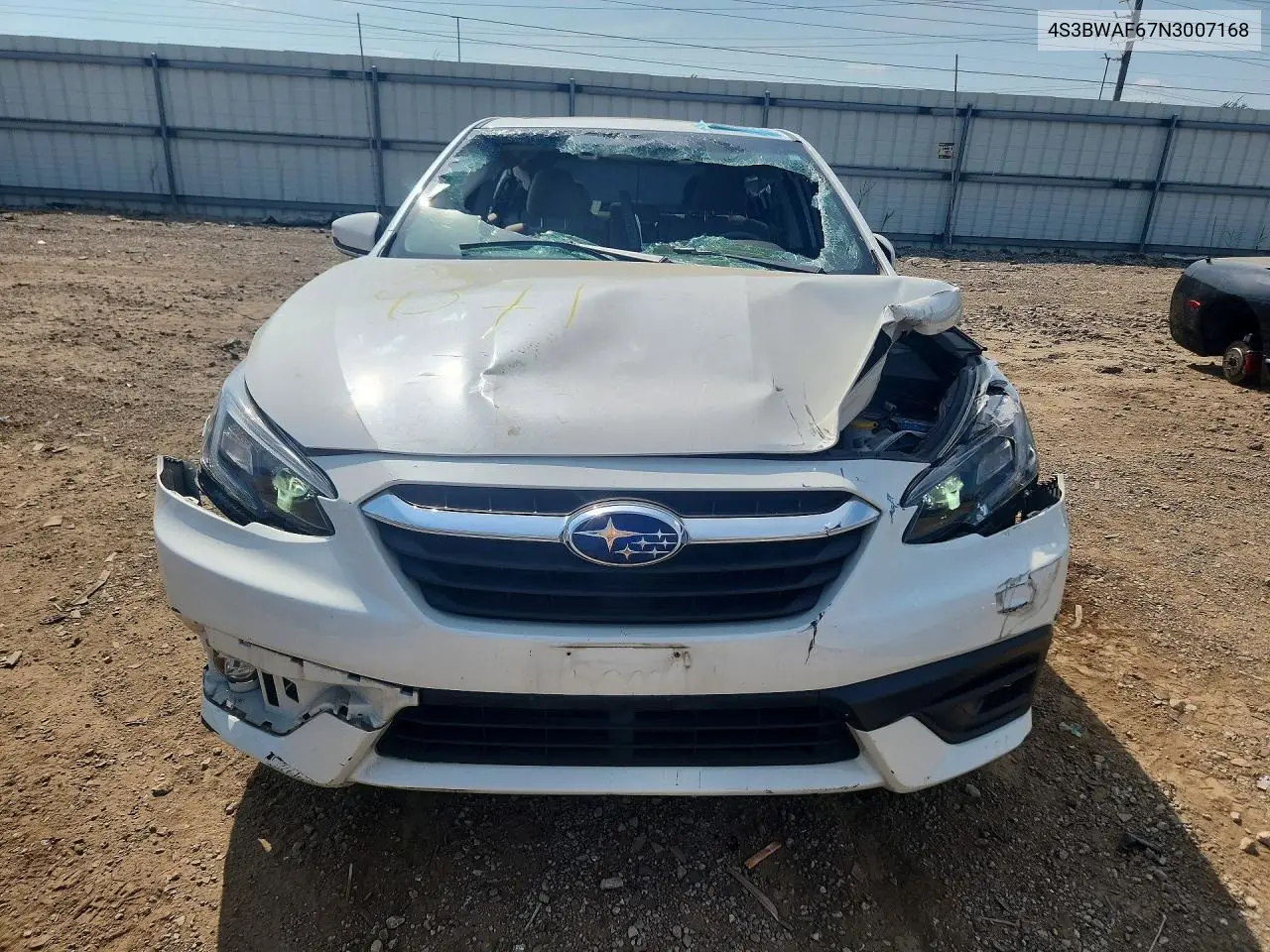 2022 Subaru Legacy Premium VIN: 4S3BWAF67N3007168 Lot: 61357466