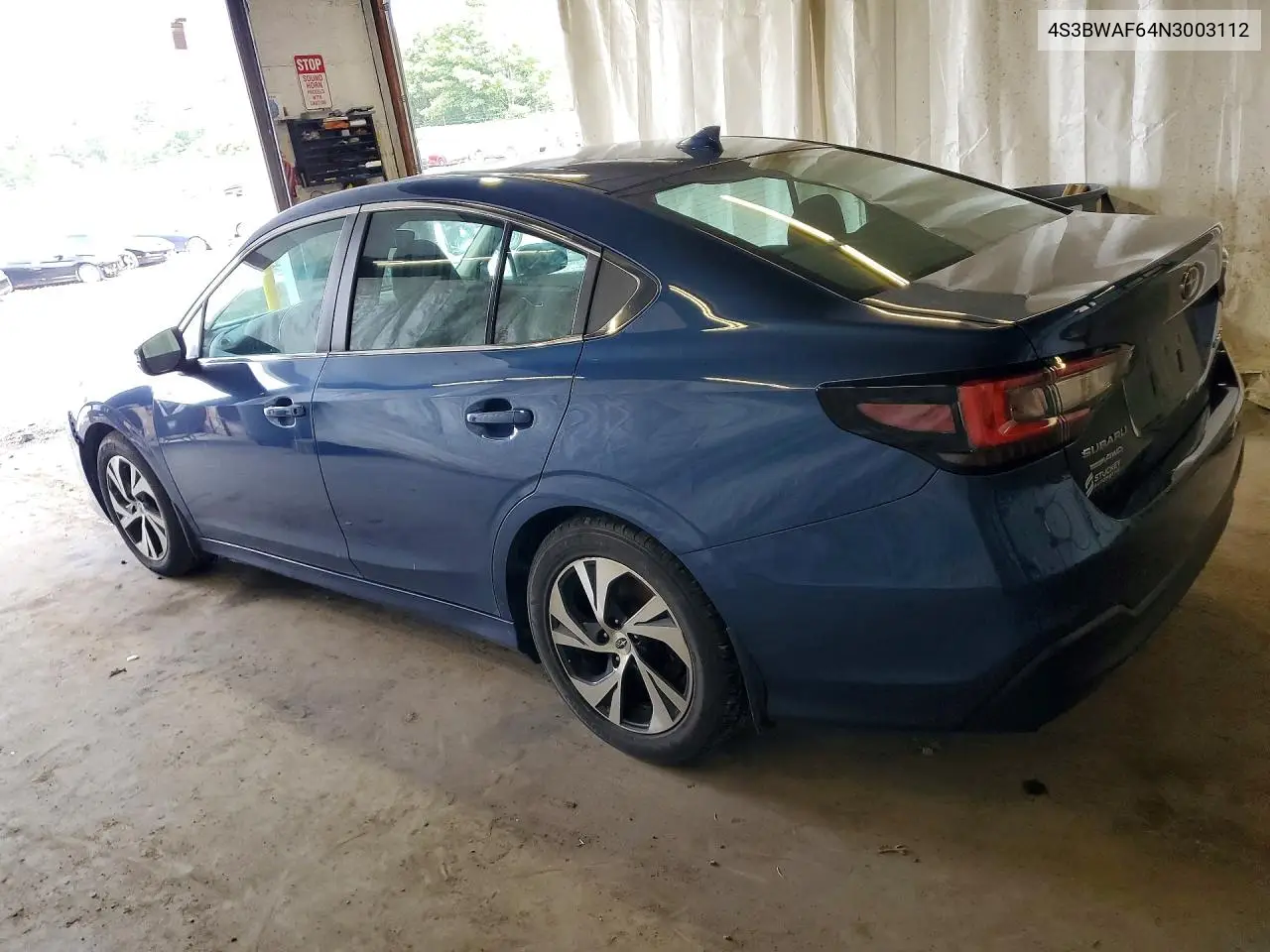 2022 Subaru Legacy Premium VIN: 4S3BWAF64N3003112 Lot: 61399316