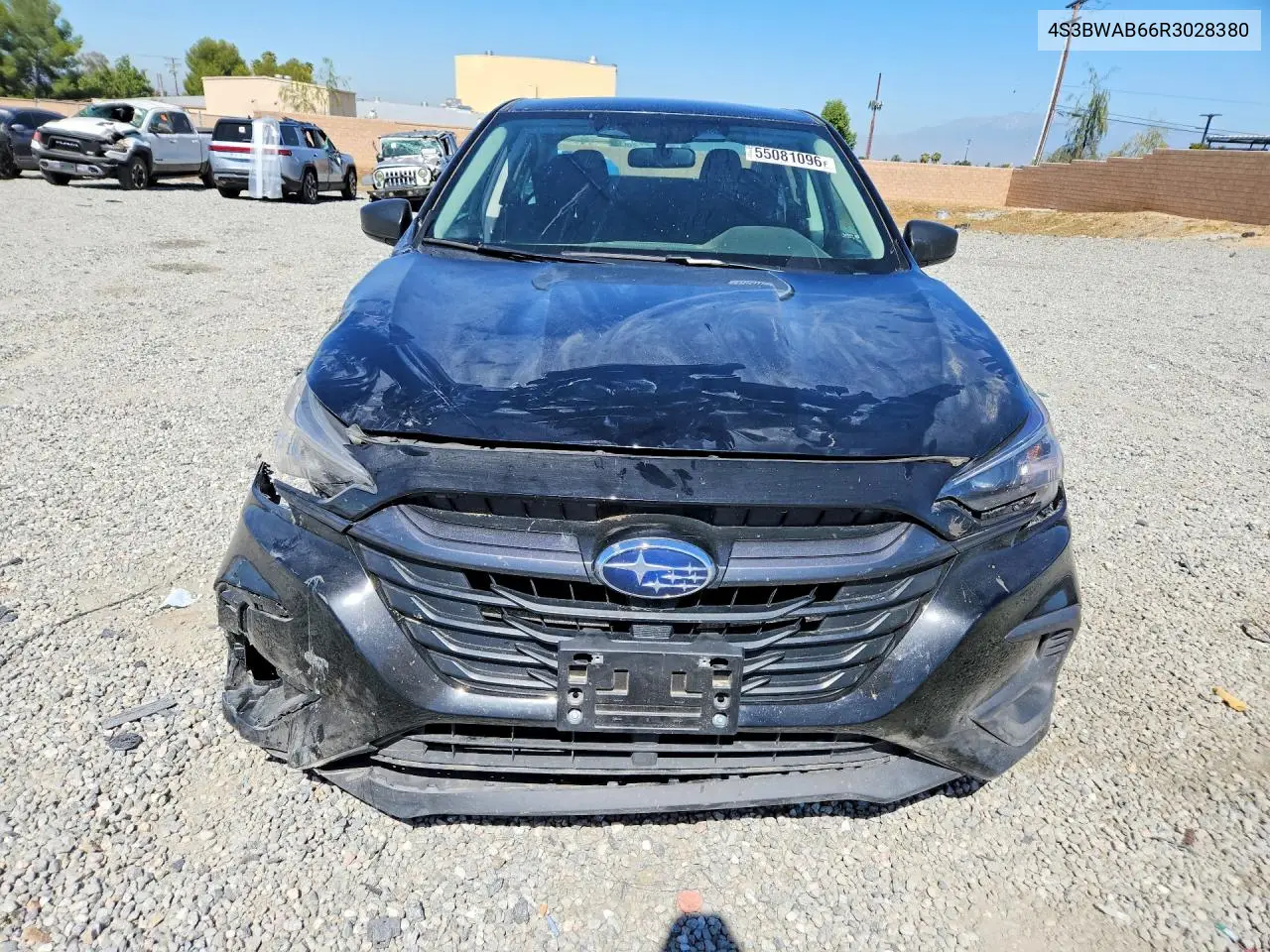 2024 Subaru Legacy VIN: 4S3BWAB66R3028380 Lot: 55081096