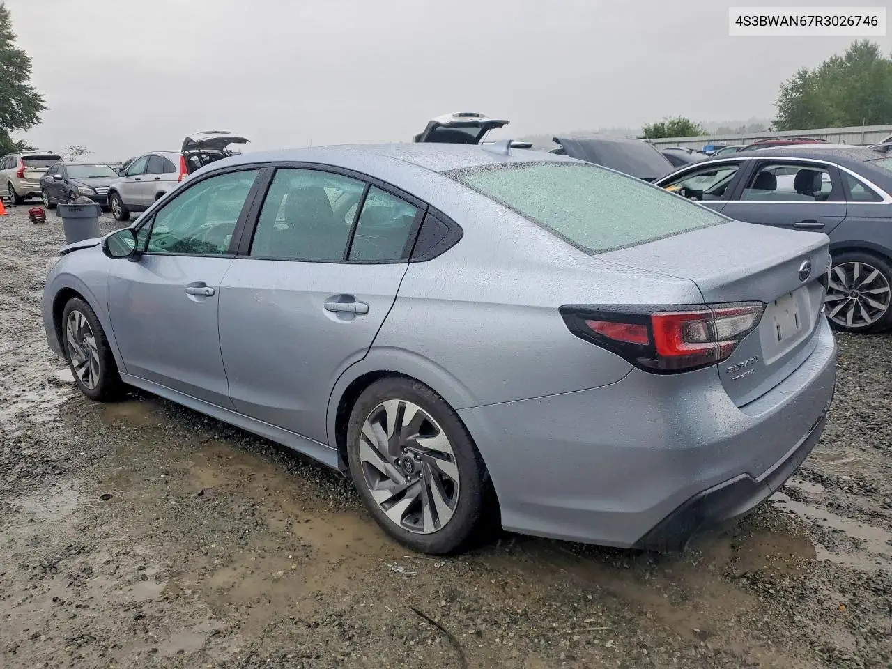 2024 Subaru Legacy Limited VIN: 4S3BWAN67R3026746 Lot: 56812116