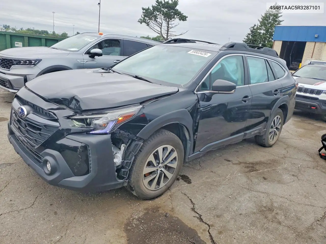2024 Subaru Outback VIN: 4S4BTAAC5R3287101 Lot: 59803426