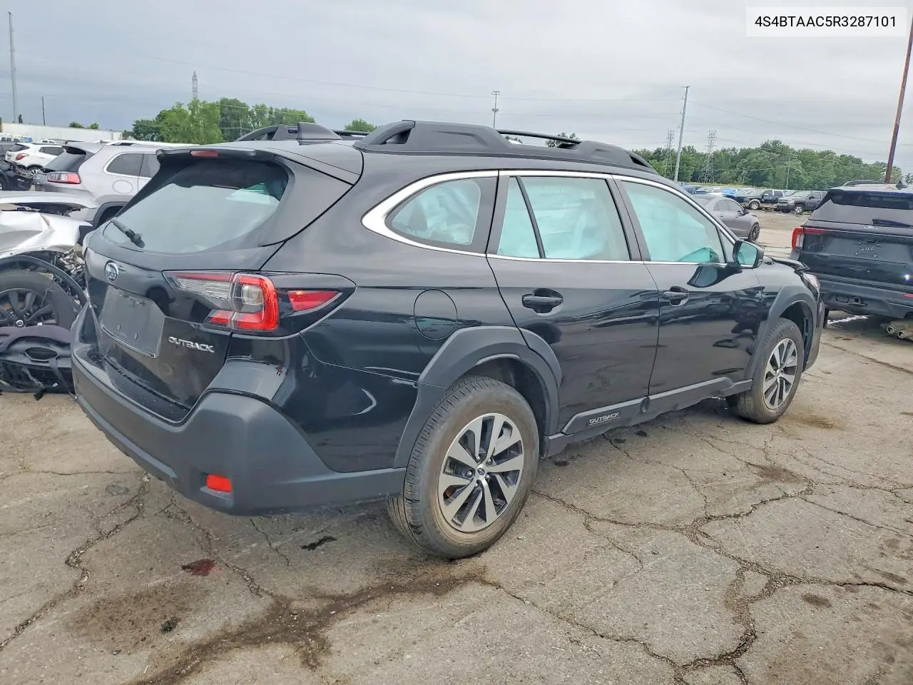 2024 Subaru Outback VIN: 4S4BTAAC5R3287101 Lot: 59803426
