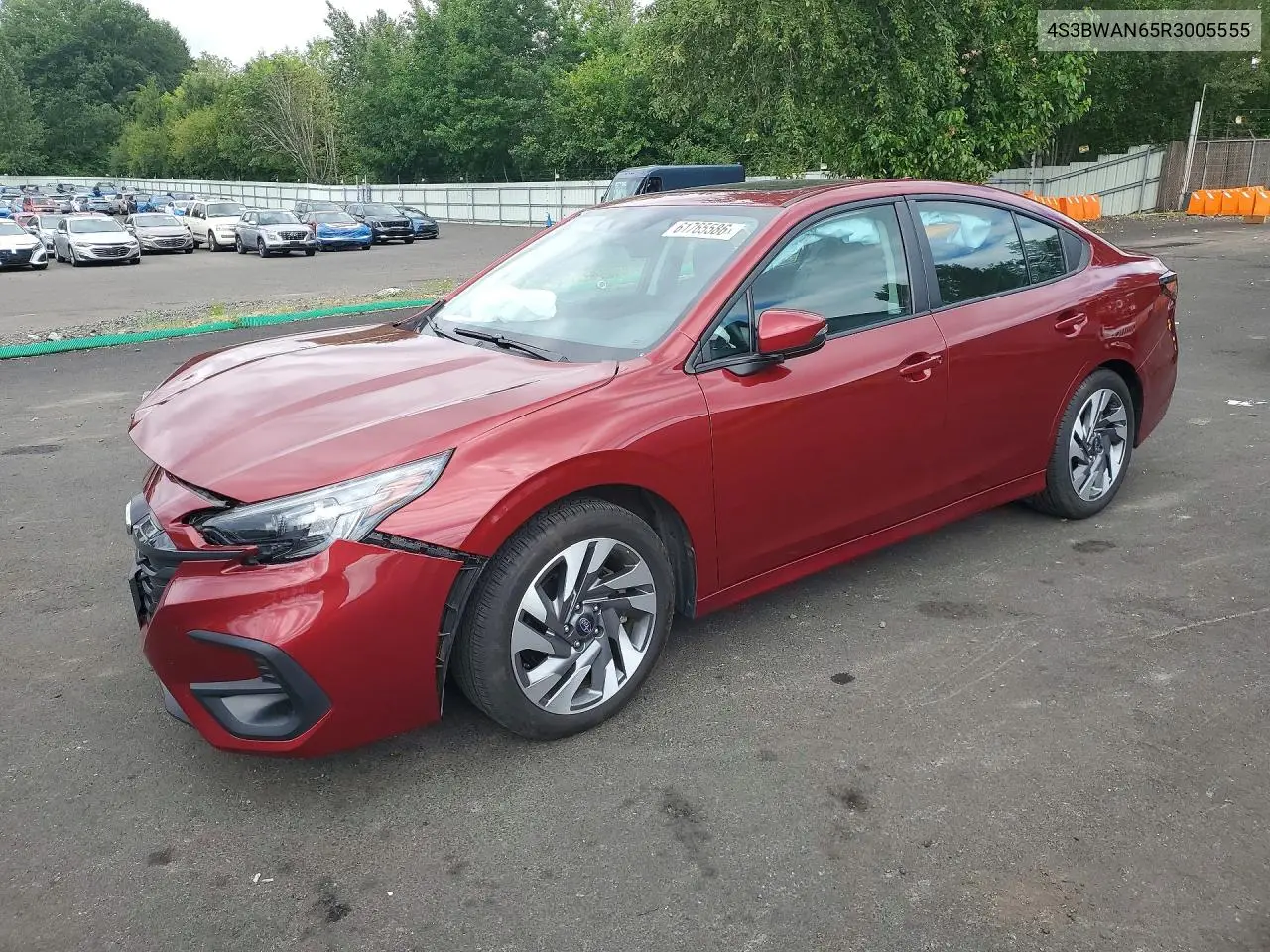 2024 Subaru Legacy Limited VIN: 4S3BWAN65R3005555 Lot: 61765586