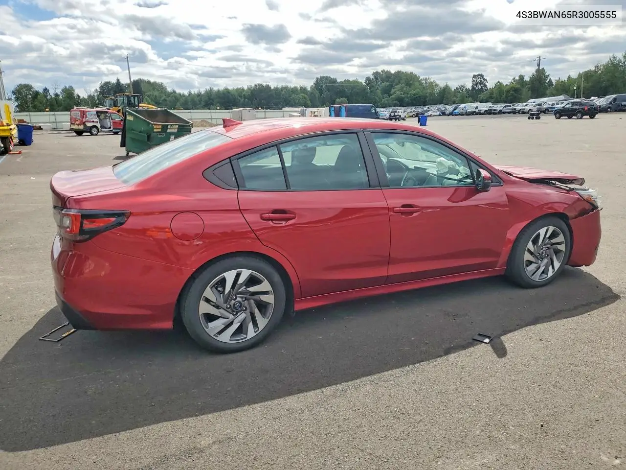 2024 Subaru Legacy Limited VIN: 4S3BWAN65R3005555 Lot: 61765586
