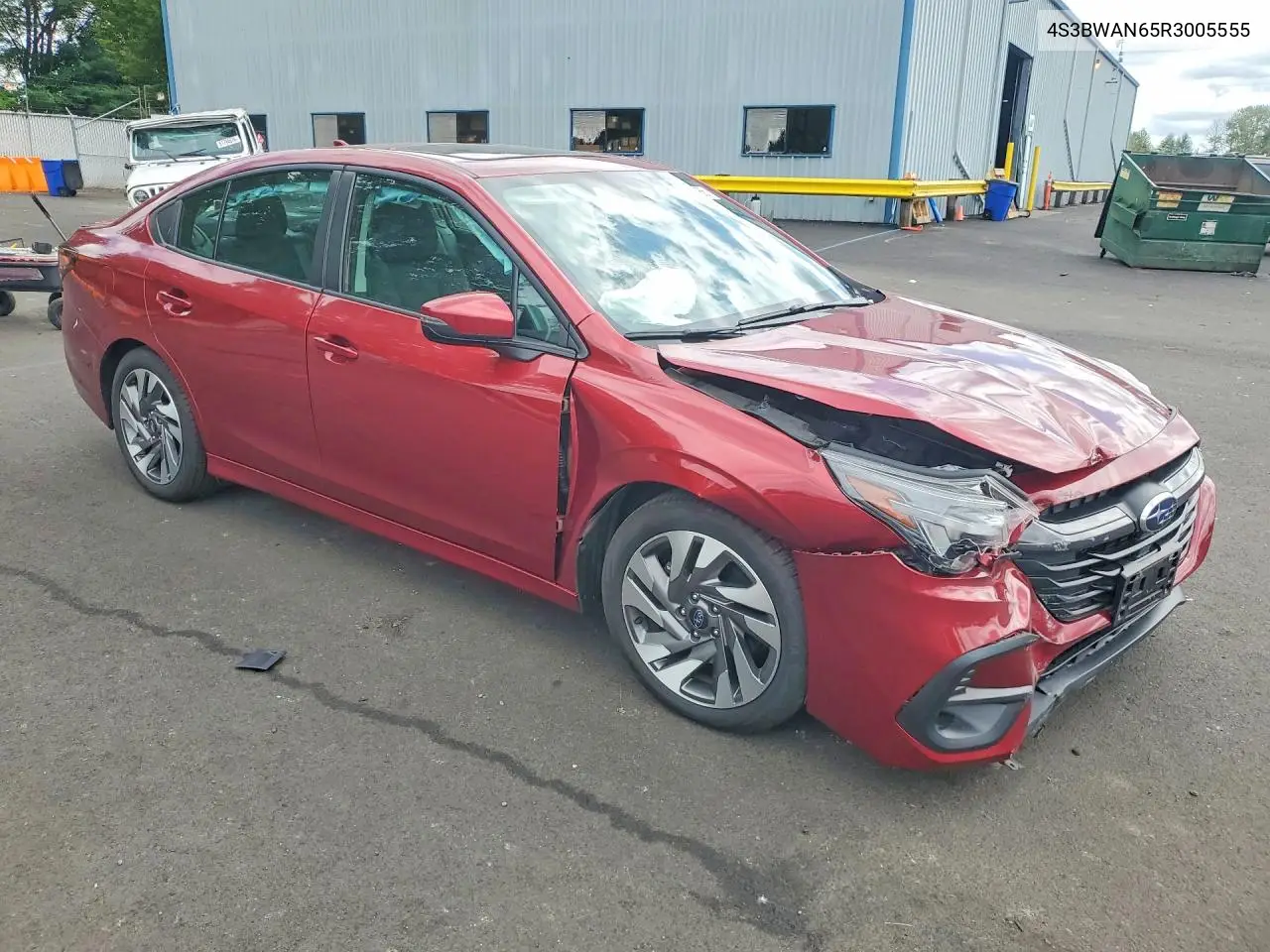 2024 Subaru Legacy Limited VIN: 4S3BWAN65R3005555 Lot: 61765586