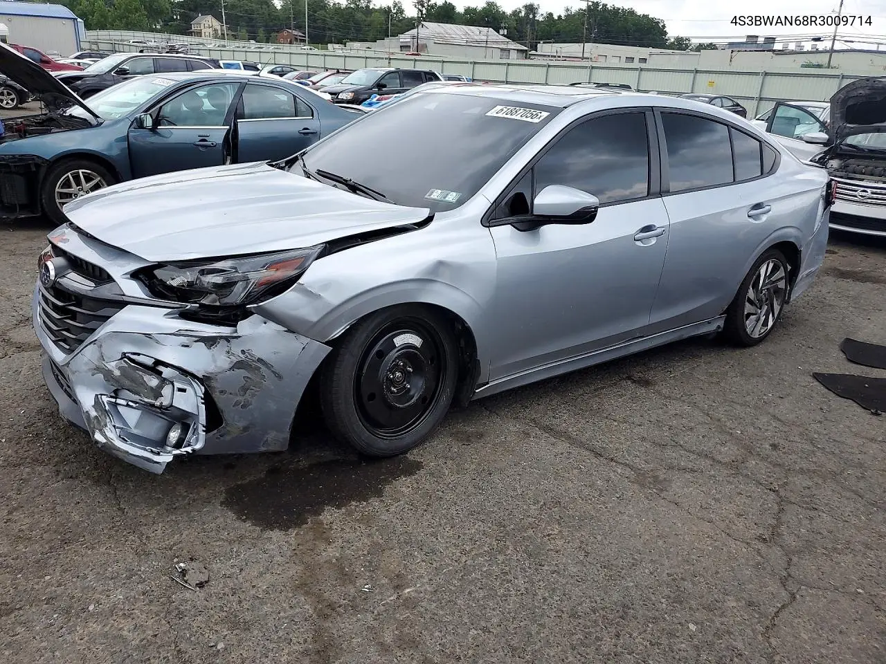 2024 Subaru Legacy Limited VIN: 4S3BWAN68R3009714 Lot: 61887056