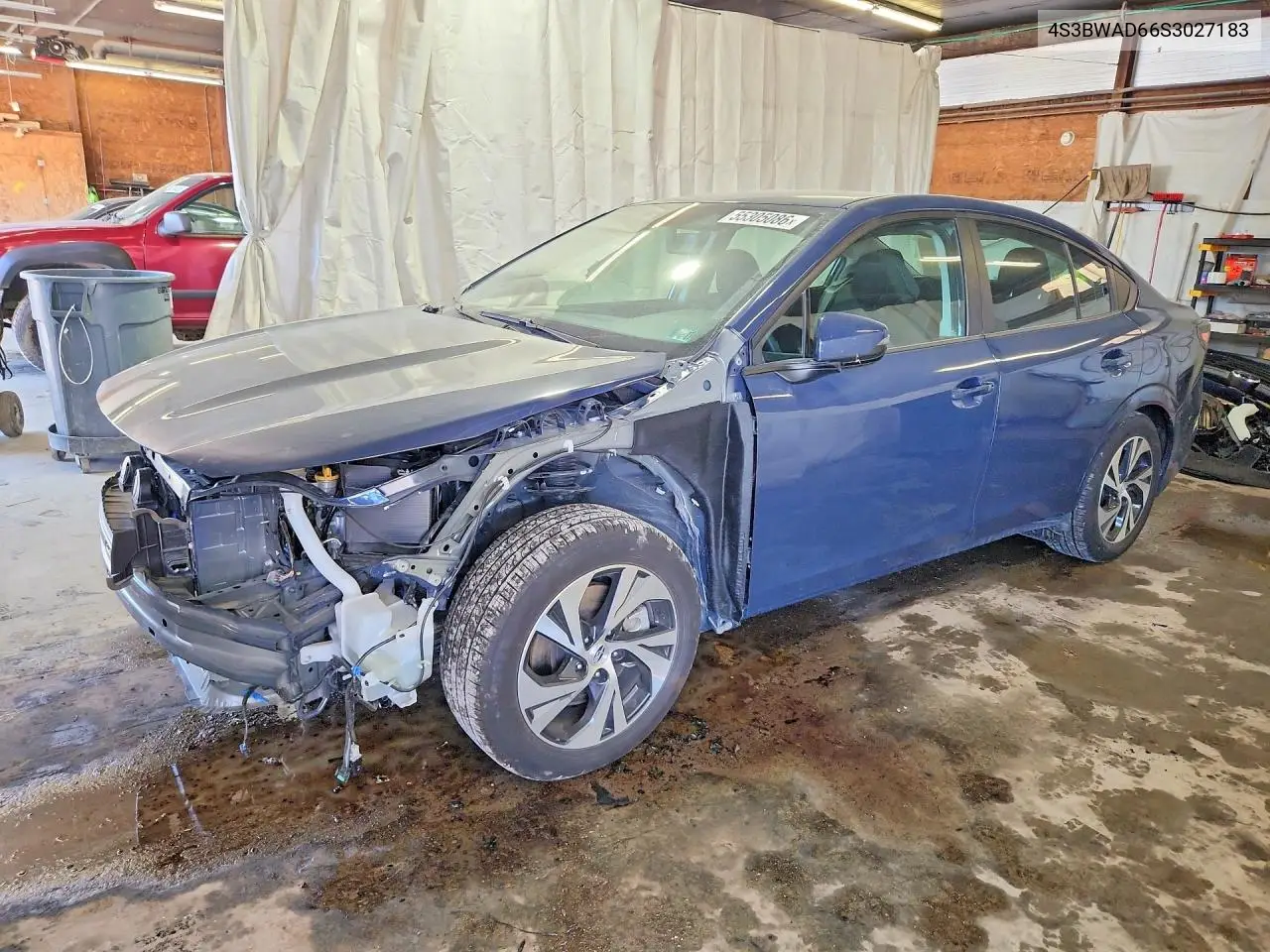 2025 Subaru Legacy Premium VIN: 4S3BWAD66S3027183 Lot: 55305086