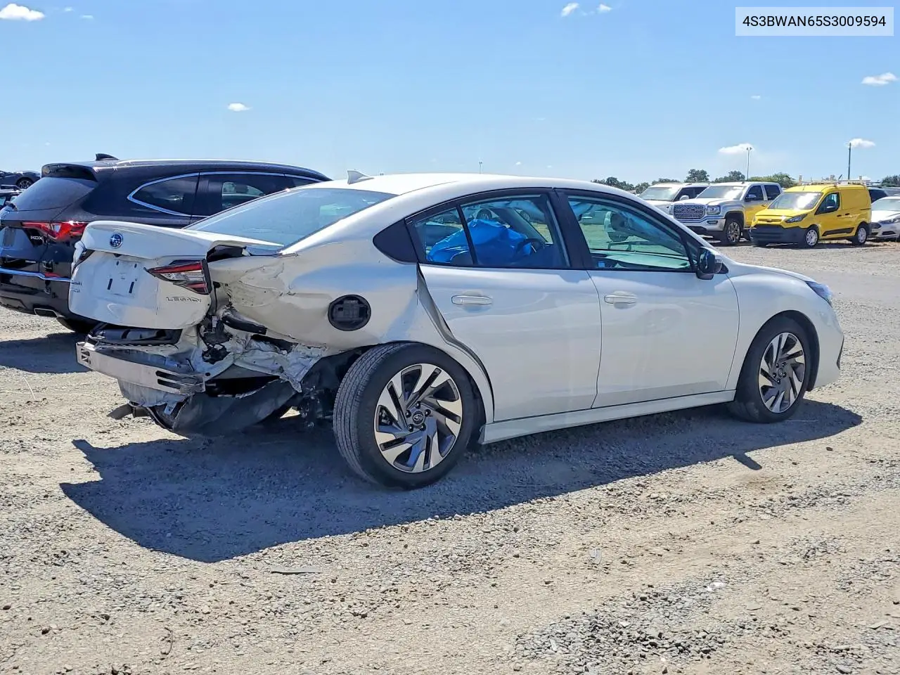 2025 Subaru Legacy Limited VIN: 4S3BWAN65S3009594 Lot: 56331956