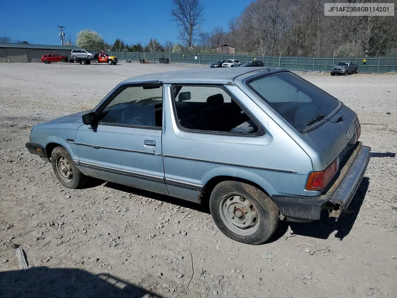 1984 Subaru Gl VIN: JF1AF23B8GB114201 Lot: 46745906