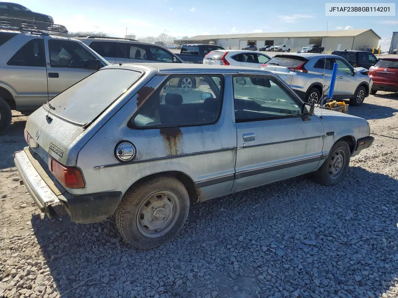 1984 Subaru Gl VIN: JF1AF23B8GB114201 Lot: 46745906