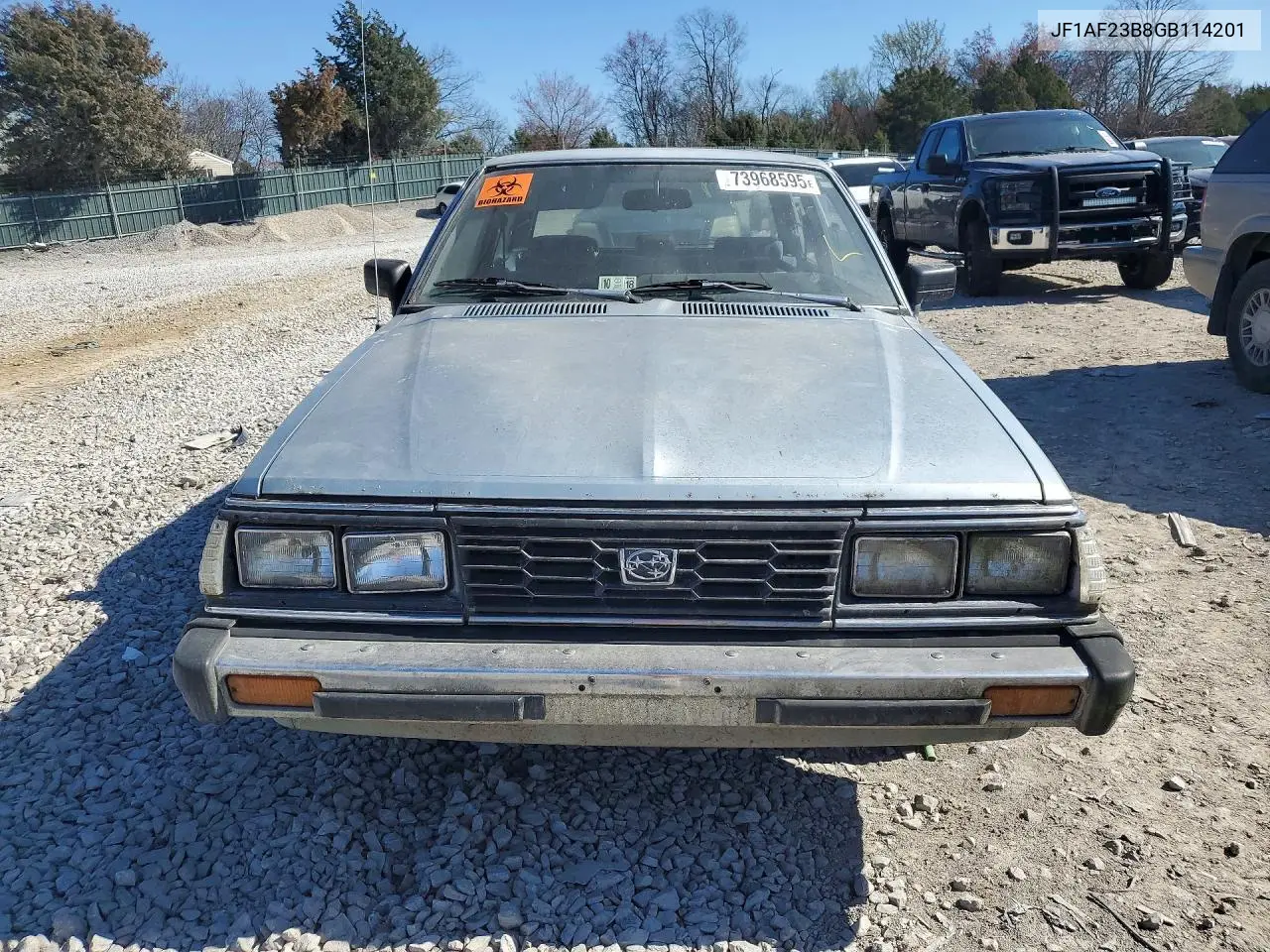 1984 Subaru Gl VIN: JF1AF23B8GB114201 Lot: 46745906