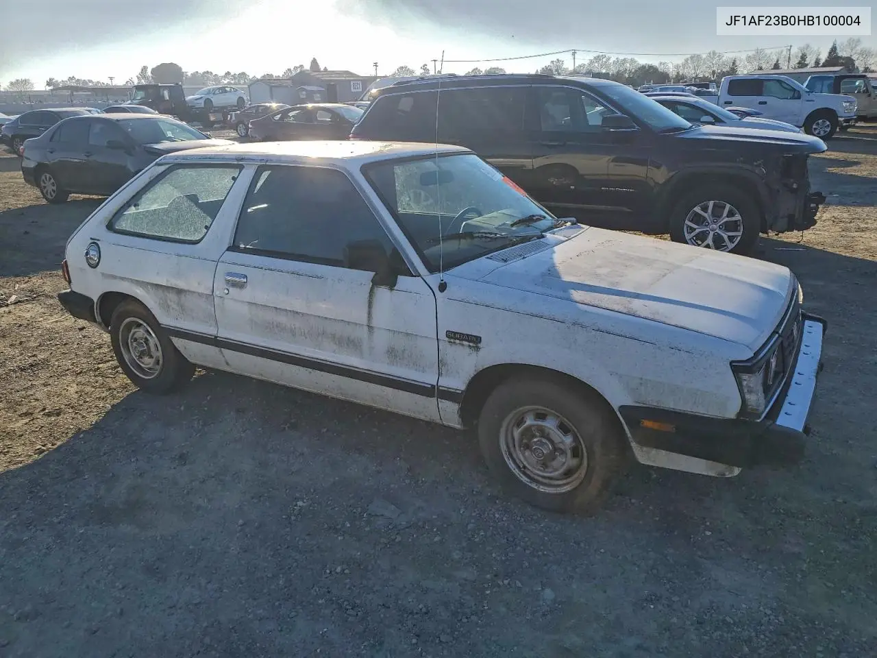 1987 Subaru Gl VIN: JF1AF23B0HB100004 Lot: 98839675