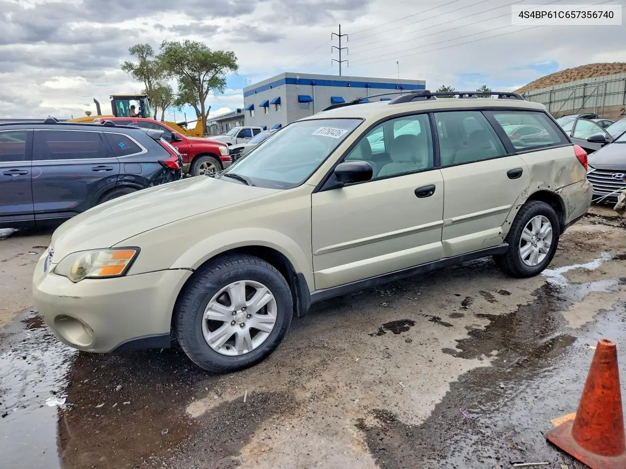 2005 Subaru Outback VIN: 4S4BP61C657356740 Lot: 61750426
