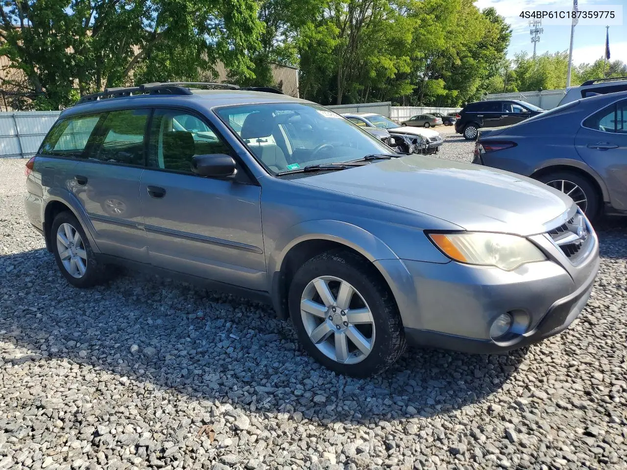 4S4BP61C187359775 2008 Subaru Outback 2.5I
