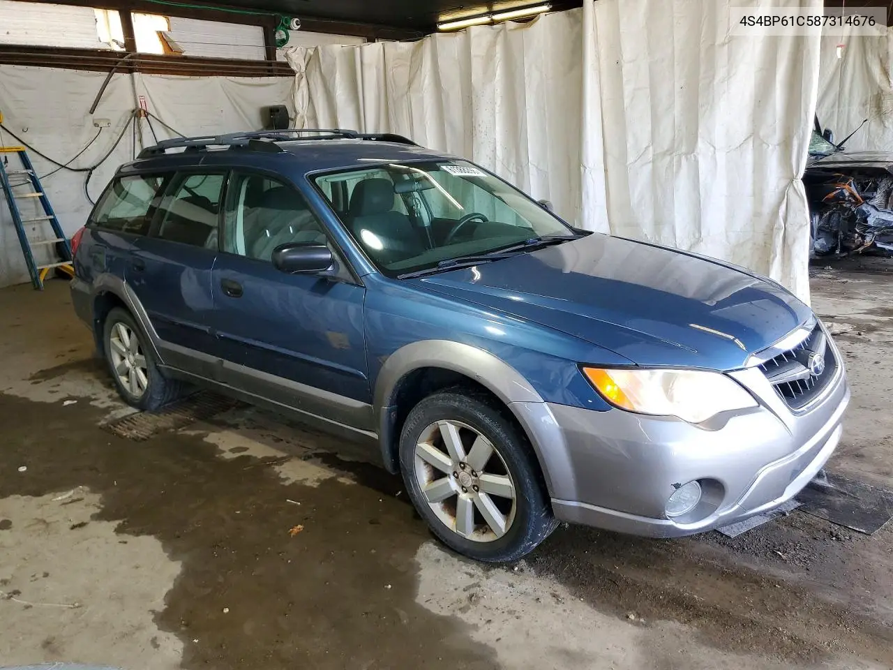 2008 Subaru Outback 2.5I VIN: 4S4BP61C587314676 Lot: 61388296