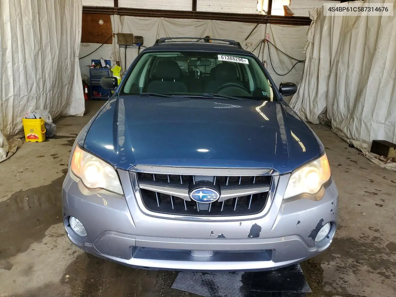 2008 Subaru Outback 2.5I VIN: 4S4BP61C587314676 Lot: 61388296