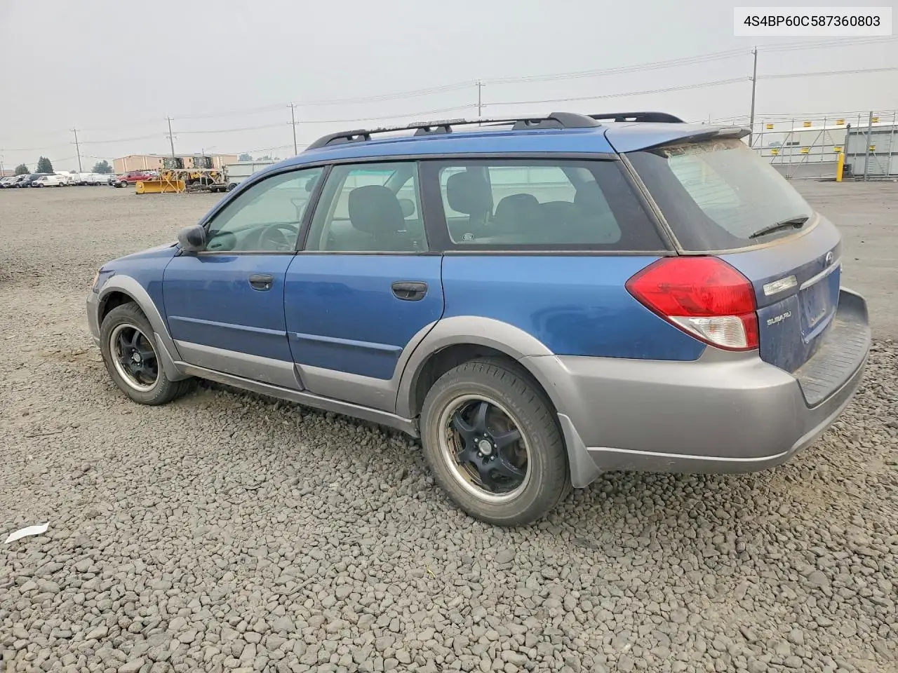 2008 Subaru Outback VIN: 4S4BP60C587360803 Lot: 61964446