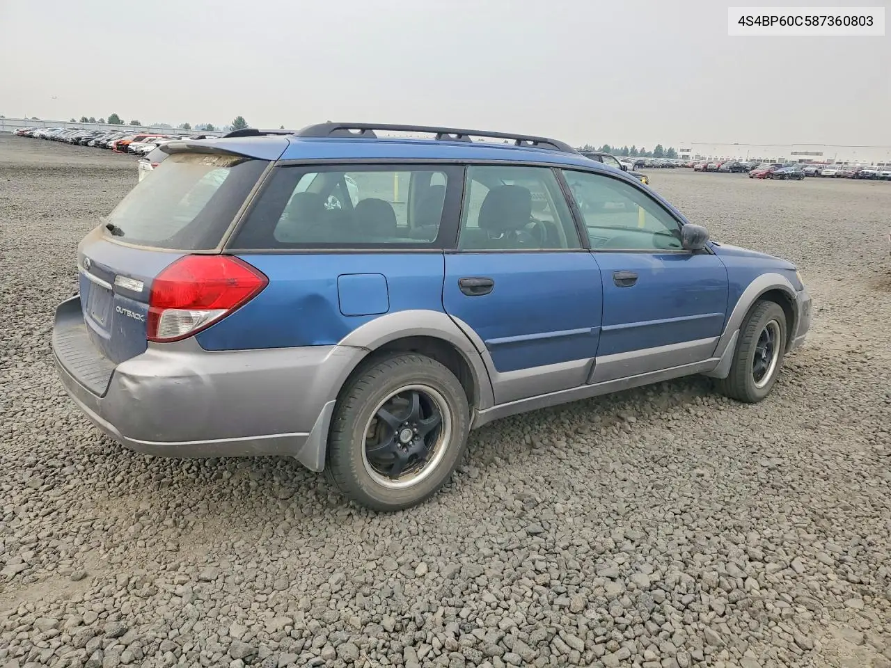 2008 Subaru Outback VIN: 4S4BP60C587360803 Lot: 61964446