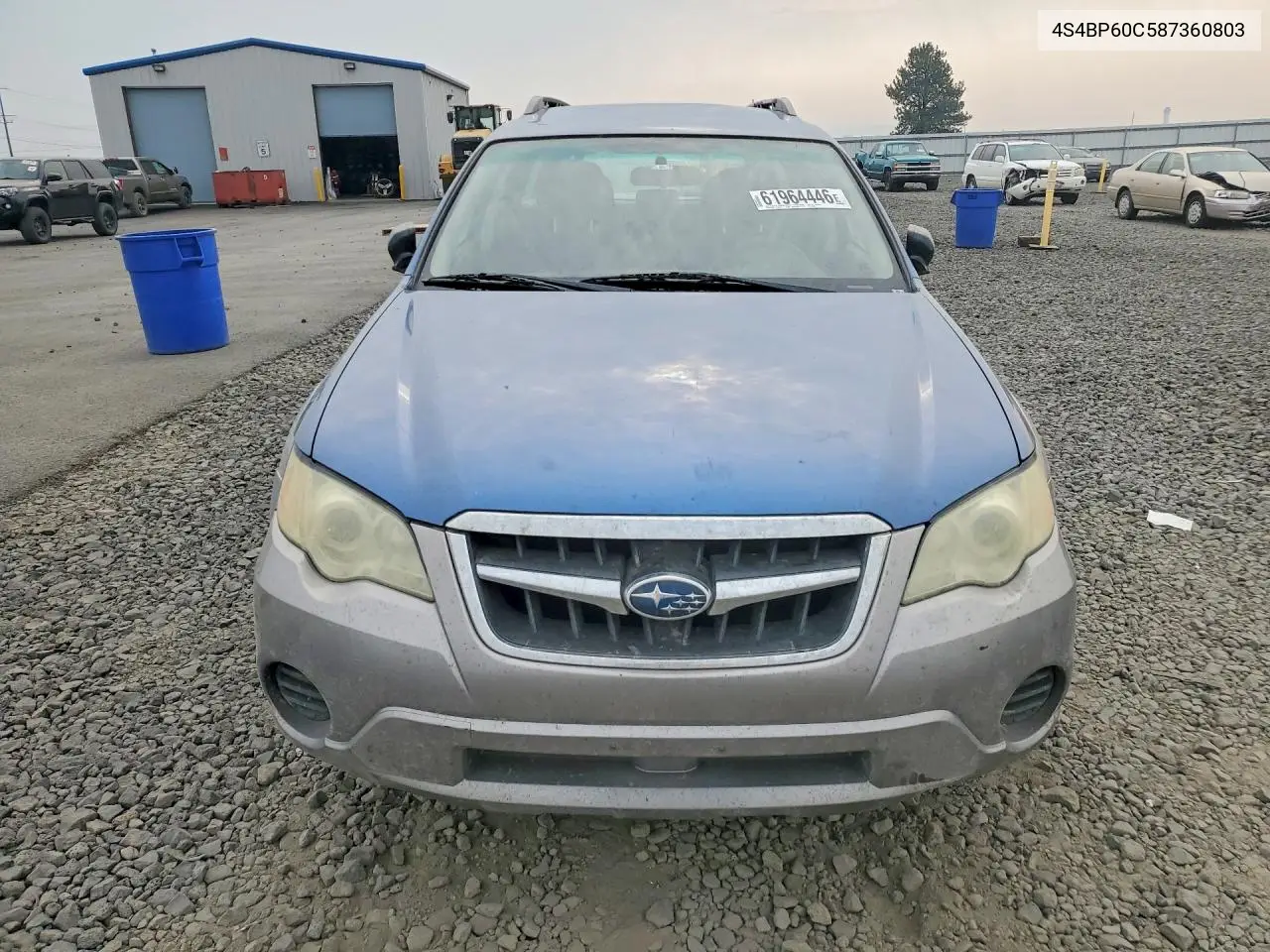 2008 Subaru Outback VIN: 4S4BP60C587360803 Lot: 61964446