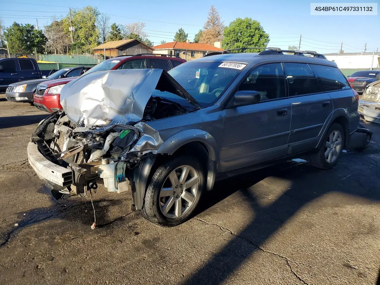 2009 Subaru Outback 2.5I VIN: 4S4BP61C497331132 Lot: 60707836