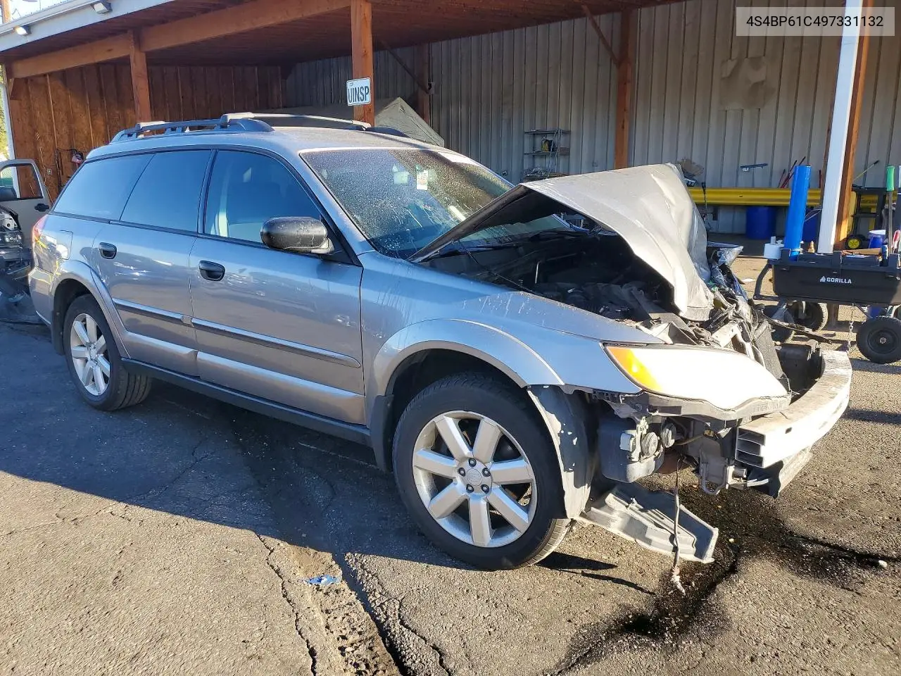 2009 Subaru Outback 2.5I VIN: 4S4BP61C497331132 Lot: 60707836