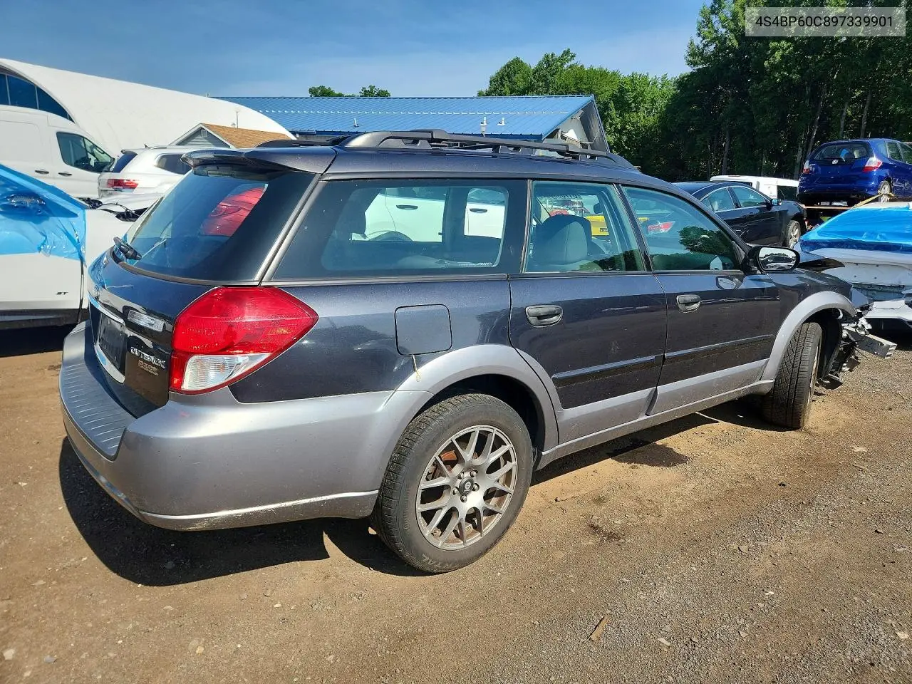2009 Subaru Outback VIN: 4S4BP60C897339901 Lot: 61709036