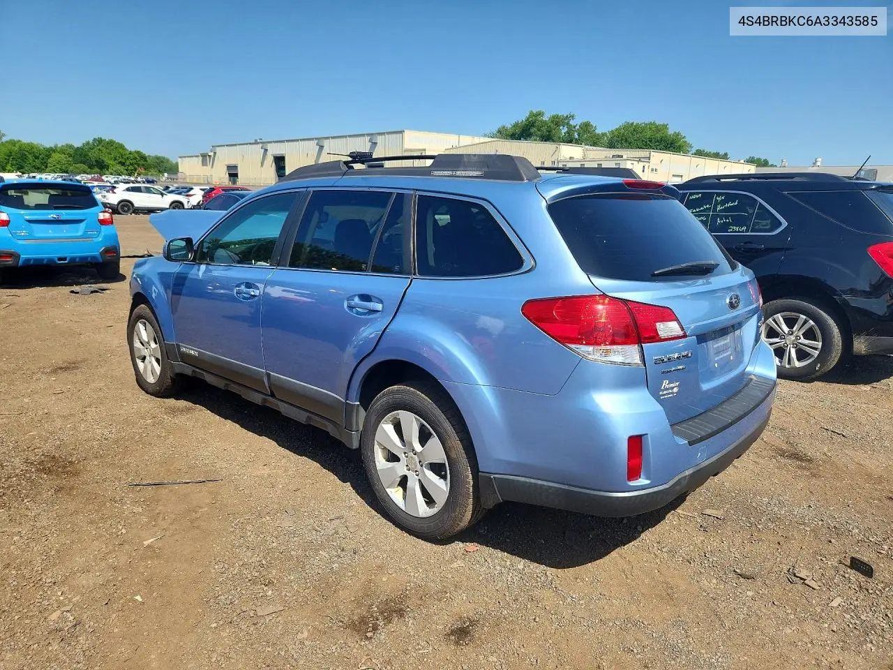 2010 Subaru Outback 2.5I Limited VIN: 4S4BRBKC6A3343585 Lot: 58747046