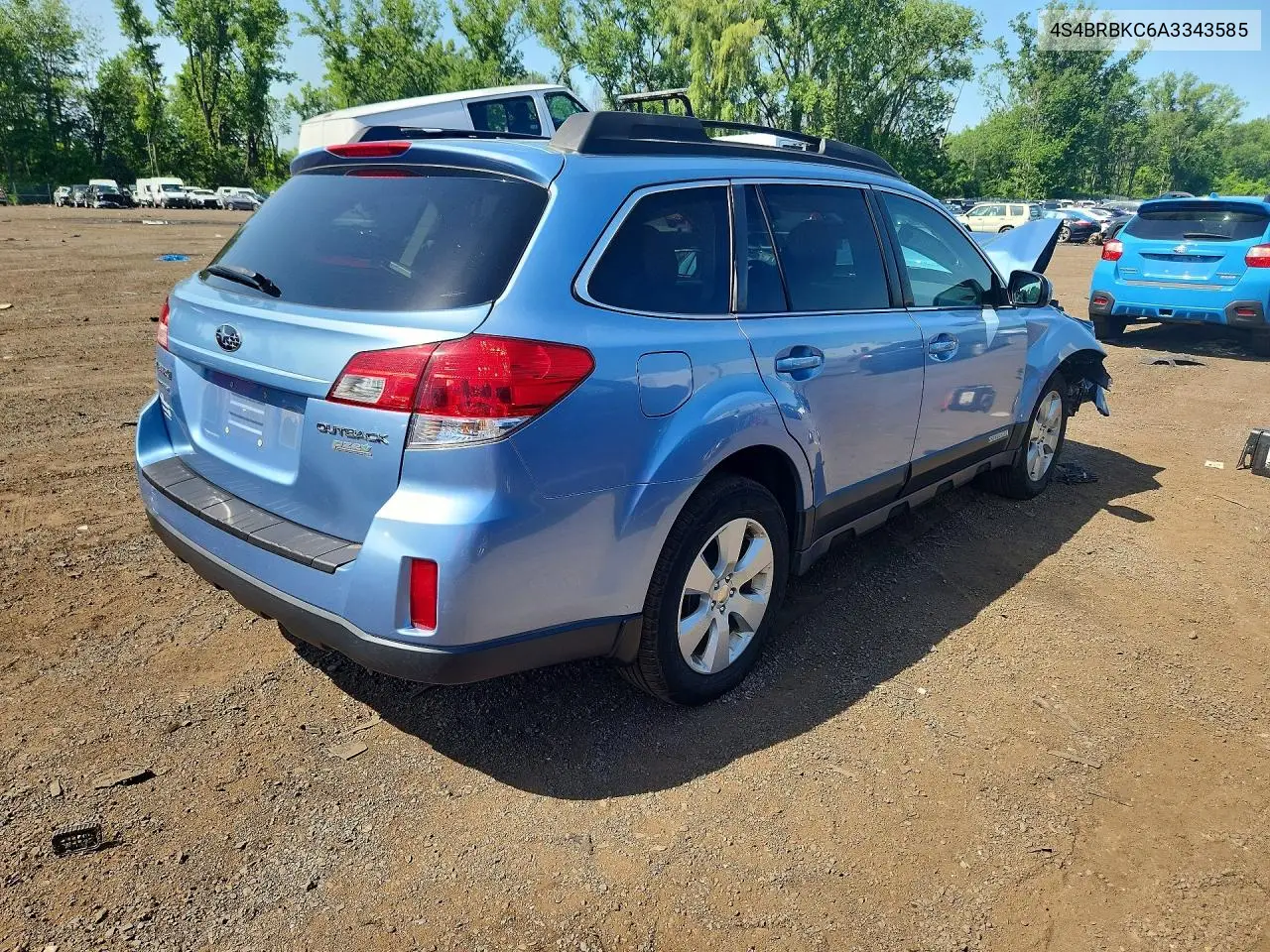 2010 Subaru Outback 2.5I Limited VIN: 4S4BRBKC6A3343585 Lot: 58747046