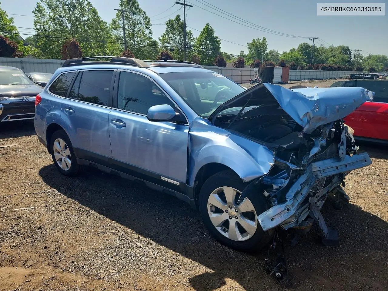 2010 Subaru Outback 2.5I Limited VIN: 4S4BRBKC6A3343585 Lot: 58747046