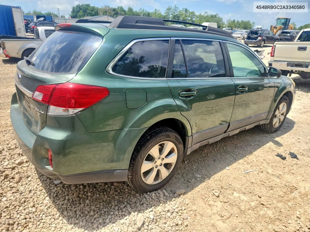 2010 Subaru Outback 2.5I Premium VIN: 4S4BRBGC2A3340580 Lot: 59695536