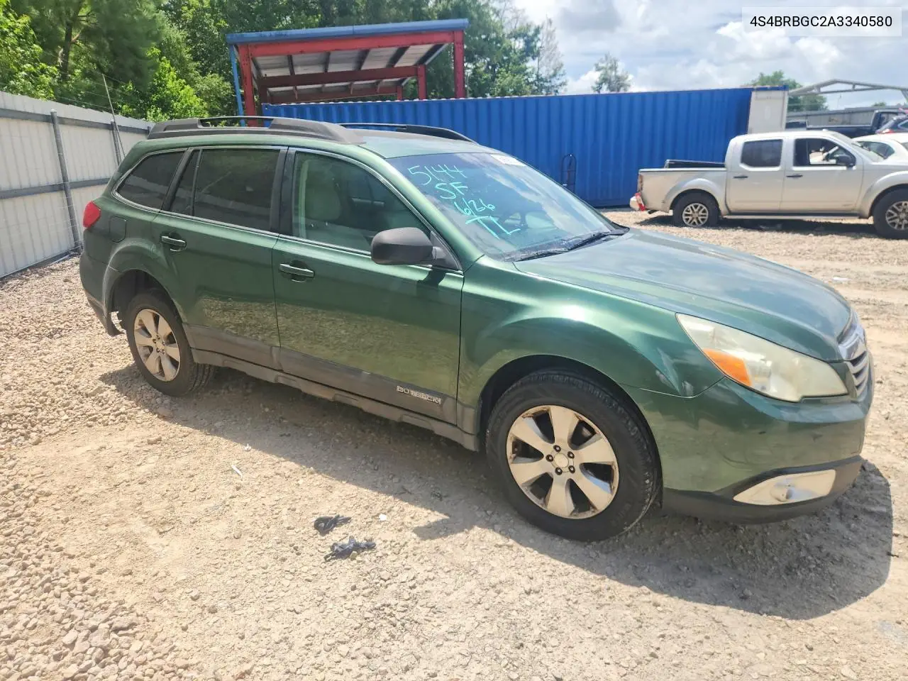 2010 Subaru Outback 2.5I Premium VIN: 4S4BRBGC2A3340580 Lot: 59695536