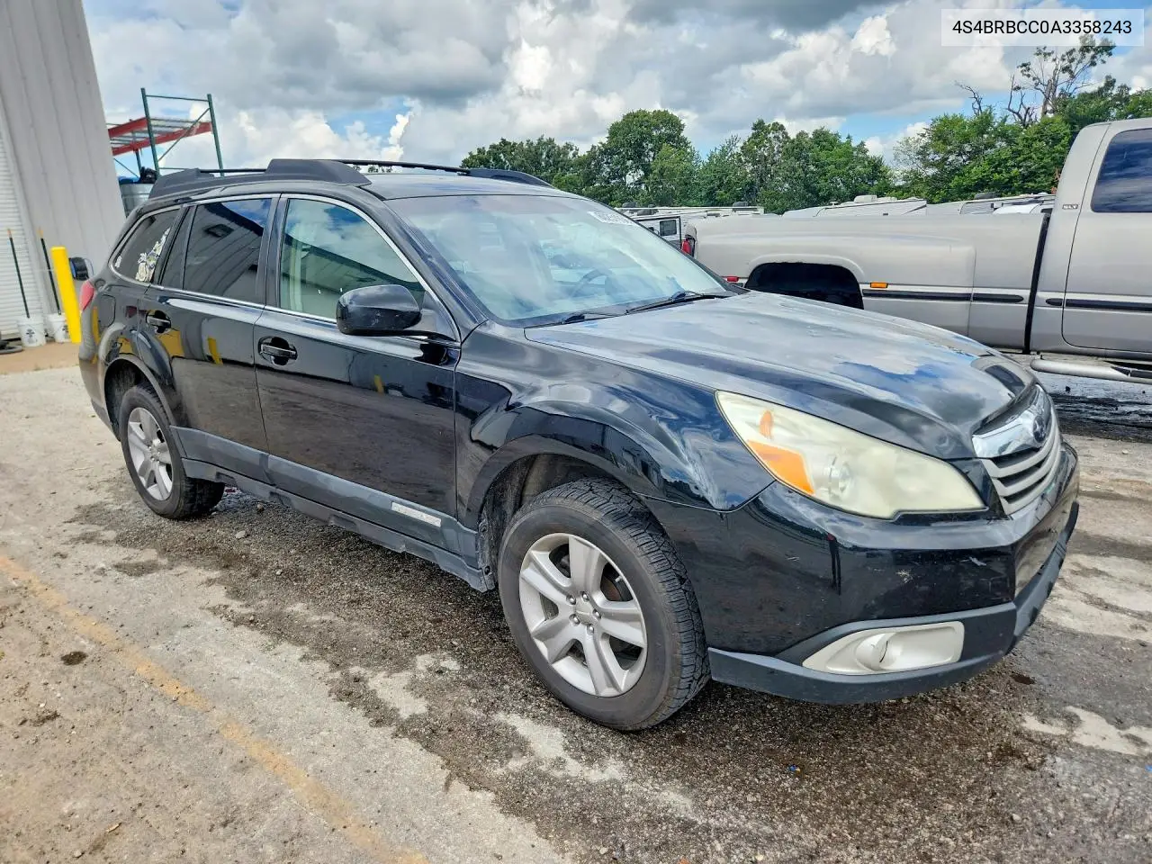 2010 Subaru Outback 2.5I Premium VIN: 4S4BRBCC0A3358243 Lot: 60251936